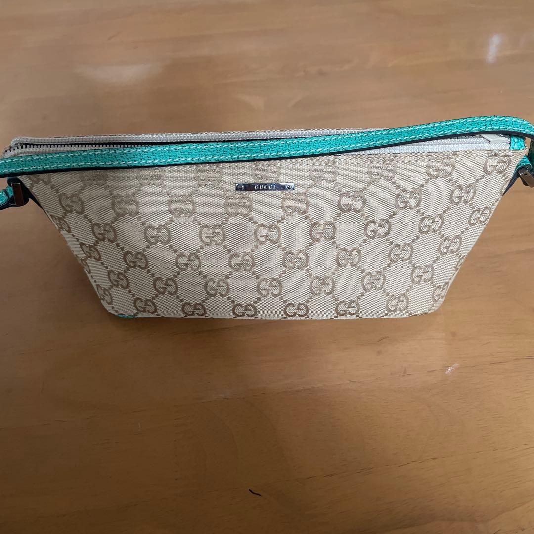 新品未使用GUCCI GGモノグラム ミニポーチバックベージュ