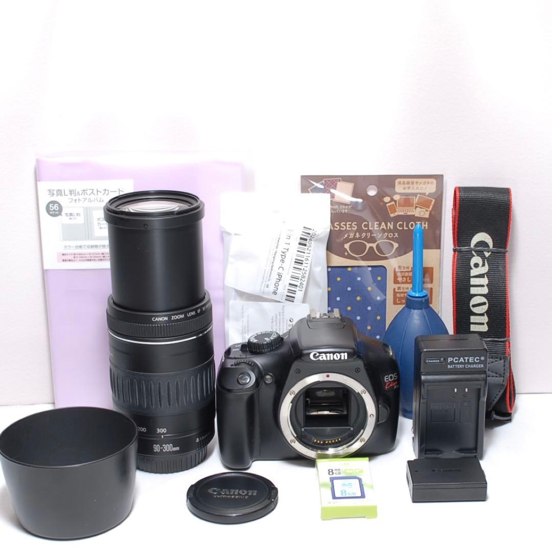 野球観戦におすすめ✨Canon Kiss X50✨超望遠レンズセット✨作例あり