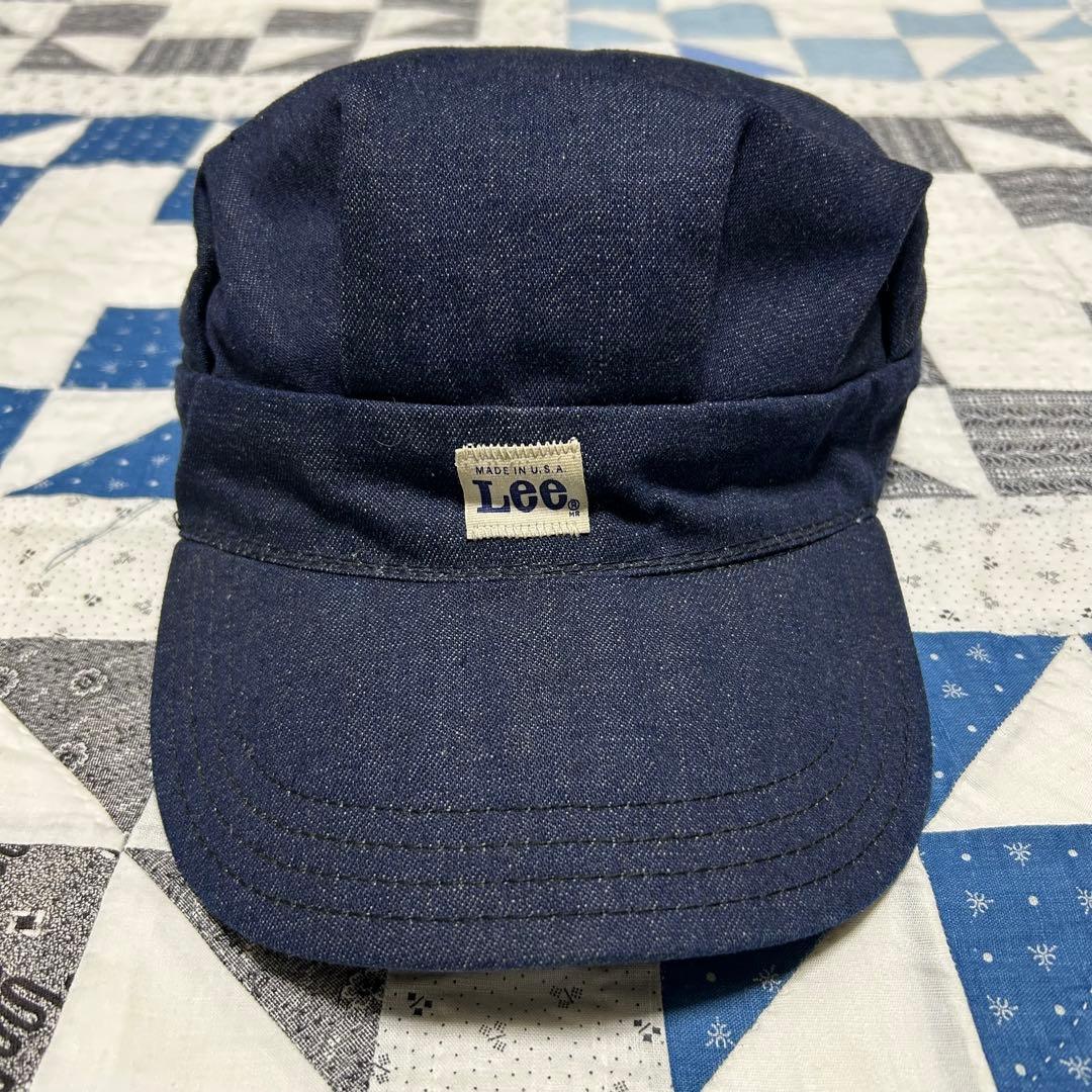 希少サイズ XL デッドストック 70s Lee デニムワークキャップ