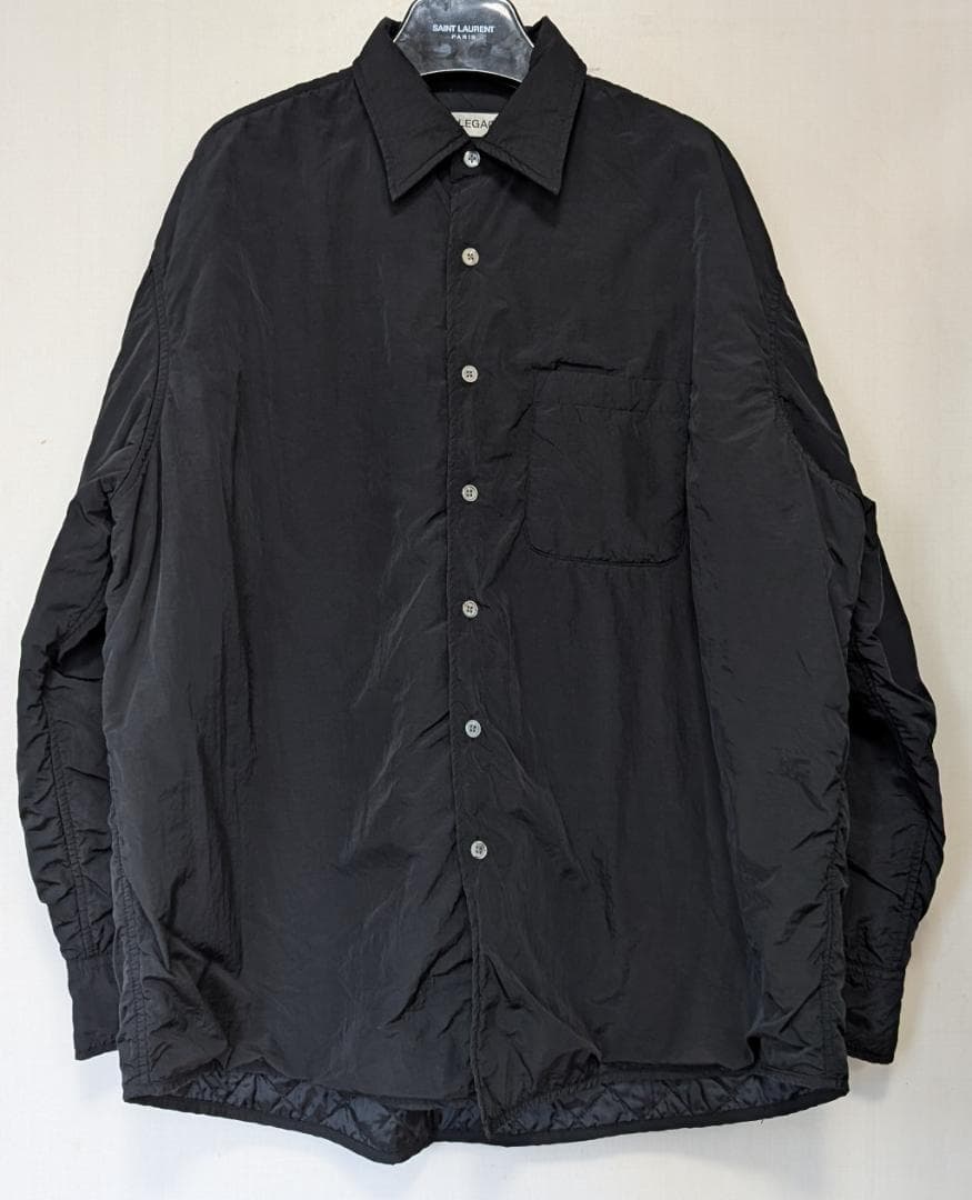 7万 アワーレガシー テックボロウド ジャケット パデッド ブラック 中綿シャツ