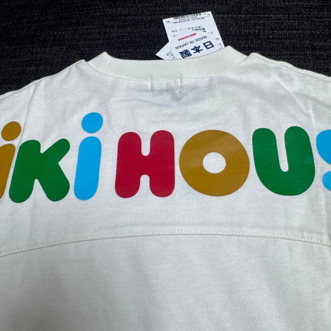ミキハウス　Tシャツ　バックロゴ　100 新品　半袖　トップス