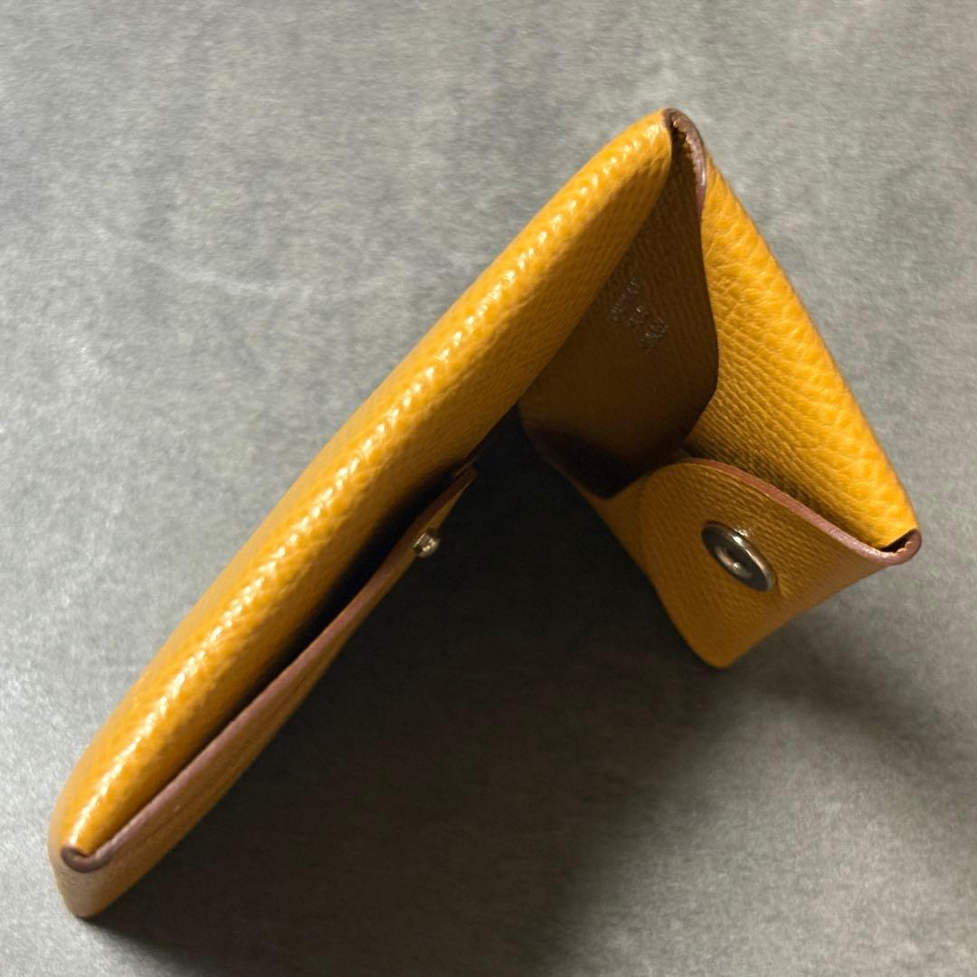 CI837★ エルメス レザー 小銭入れ ケース バスティア Z刻印