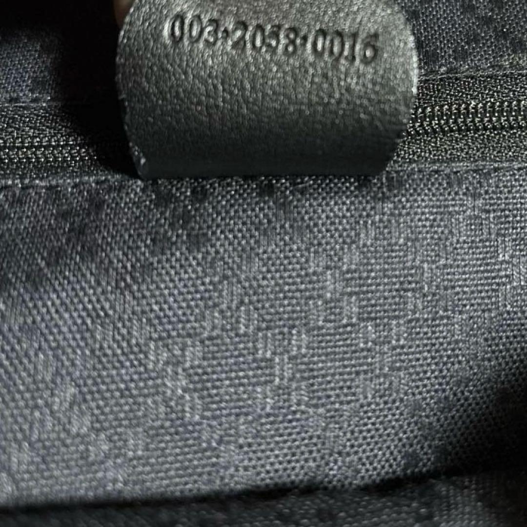 美品　GUCCI バンブー リュック バックパック　黒　レザー