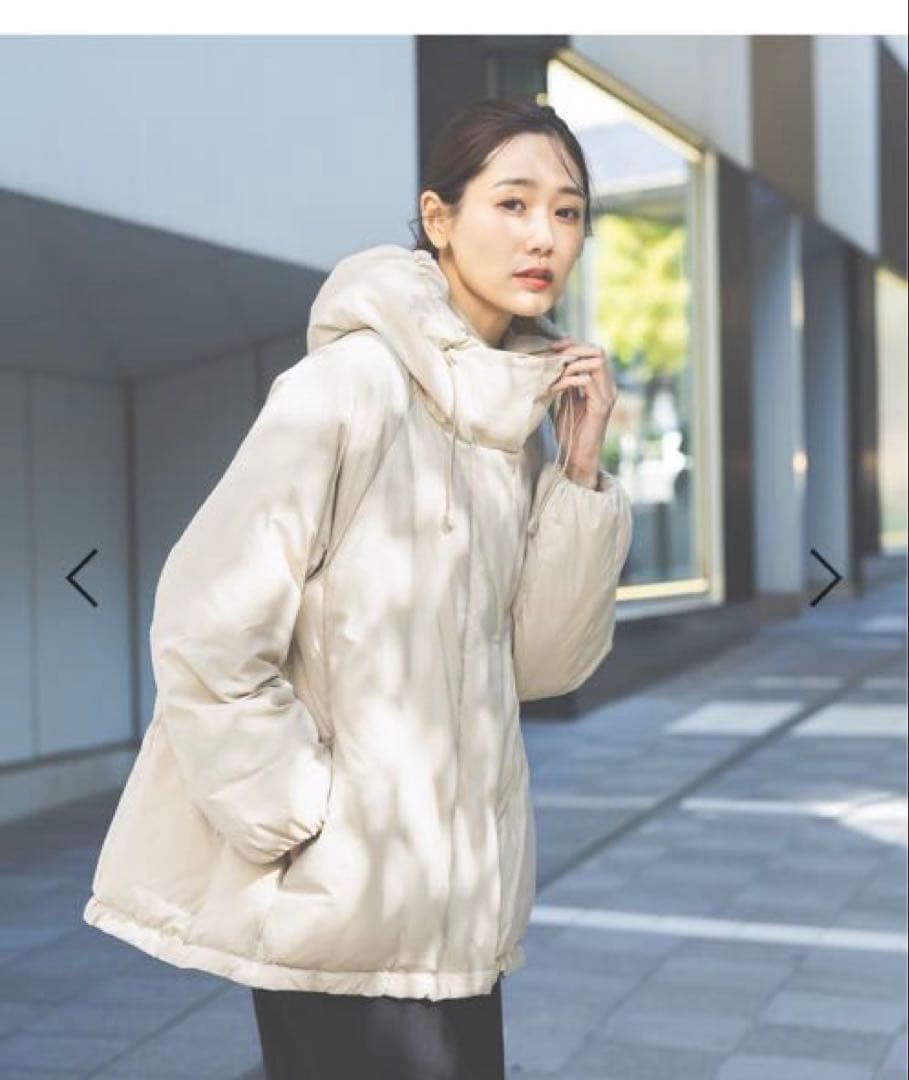 今季global work❤️美品　エアリュクス　軽いダウンコート　ダウン85%
