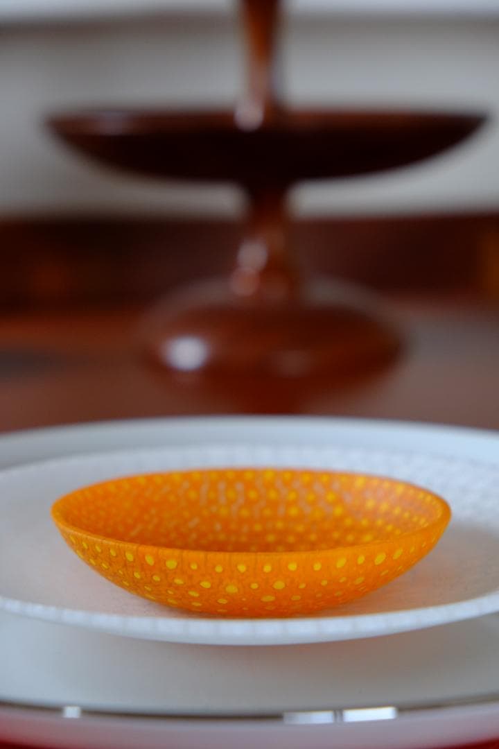 ミルフィオリ ムラーノガラス ヴェネチアングラス/小皿/江波冨士子/田子美紀