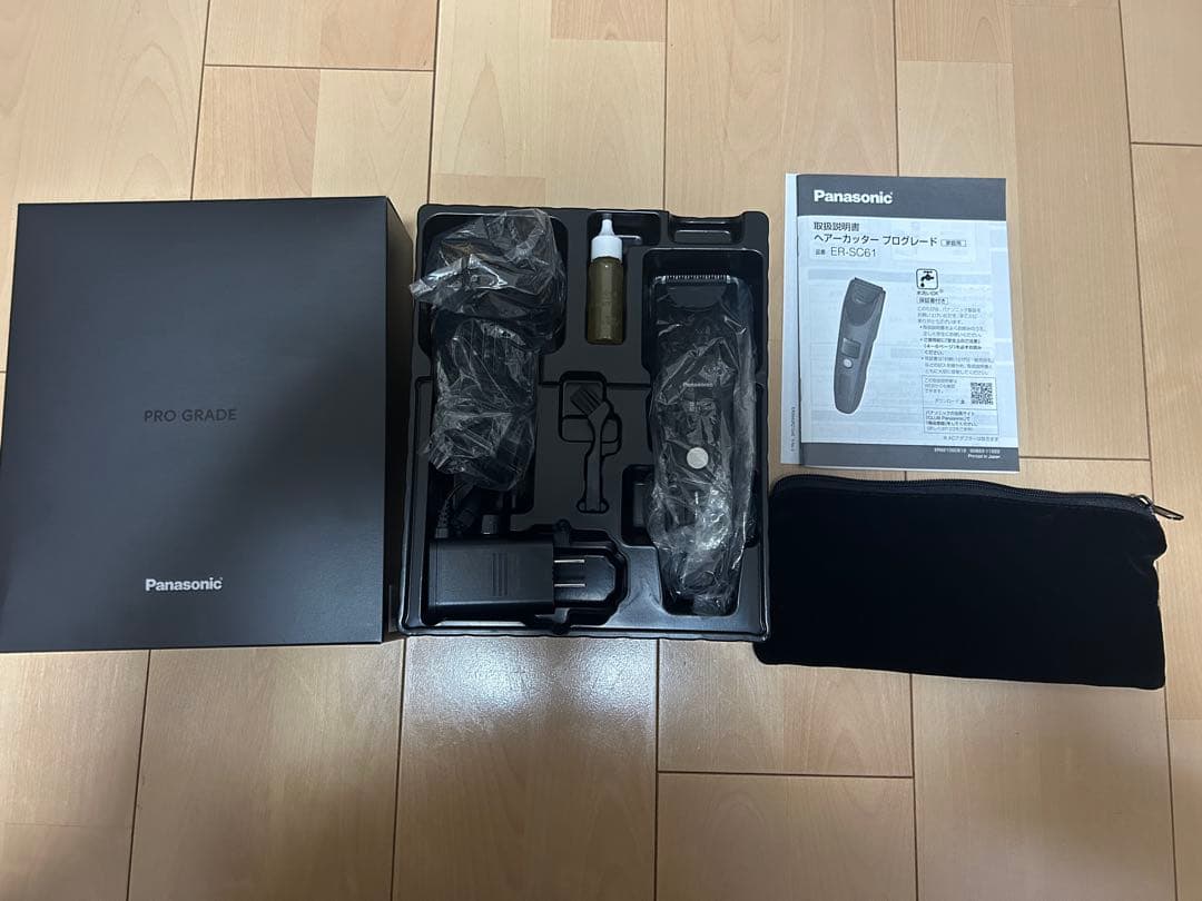 パナソニック バリカン ヘアーカッター プログレード 黒 ER-SC61-K