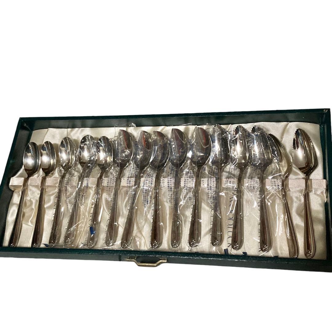 ラッキーウッド　18-10 マリエッタ　40本　カトラリー　フルセット