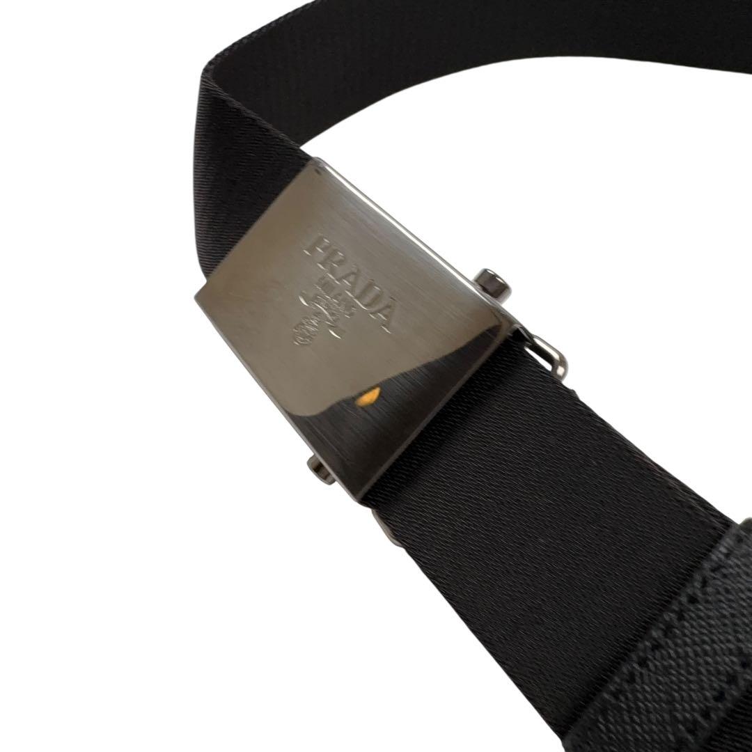 小物 PRADA ADJUSTABLE FIT BELT BLACK