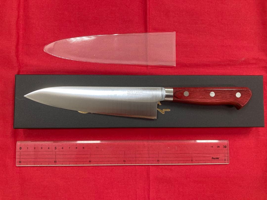 高村刃物 高村作 牛刀 180㎜ 粉末ハイス鋼 未使用品