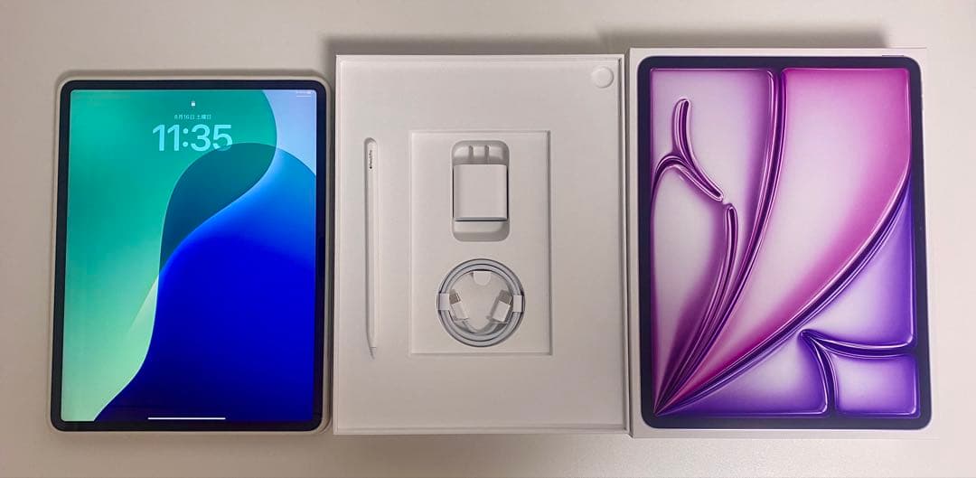 iPad Air13インチ(M3)256Wi-Fiパープル+pencil Pro