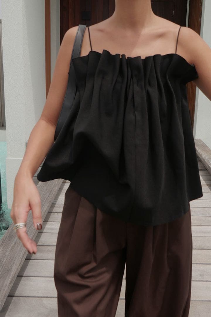 room306contemporary Pleats Design Tops新品