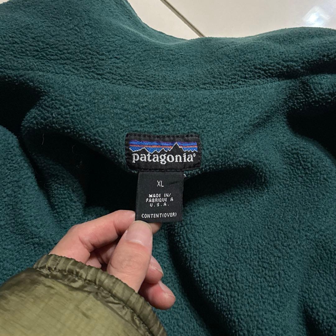 90's Patagonia USA製 シェルドシンチラ ブラック XL