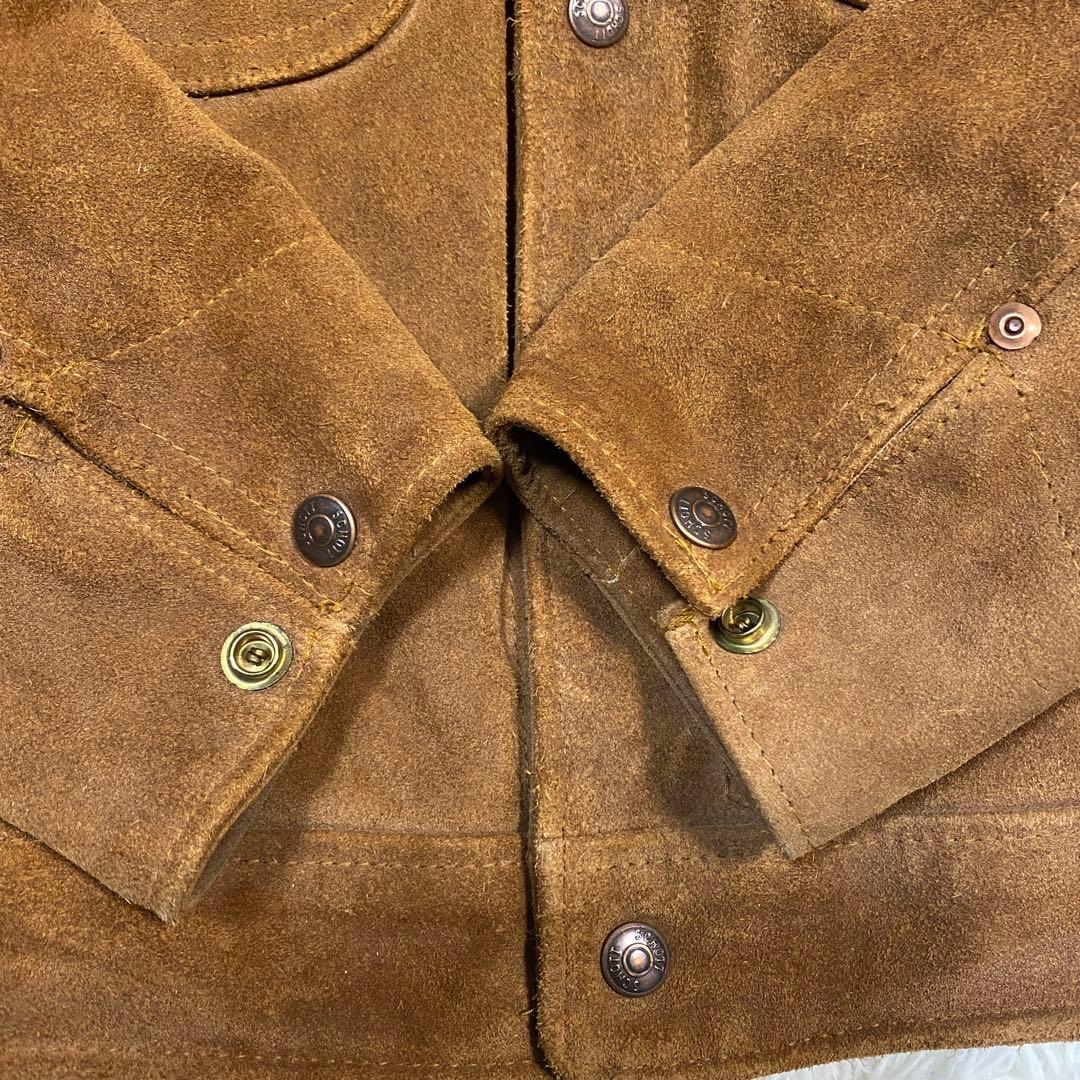 希少✨schott ショット　スエード　トラッカージャケット　USA製