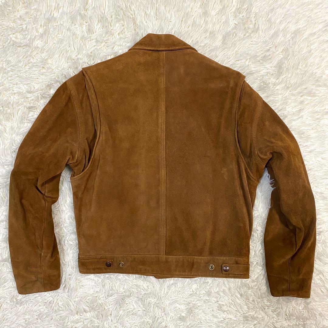 希少✨schott ショット　スエード　トラッカージャケット　USA製