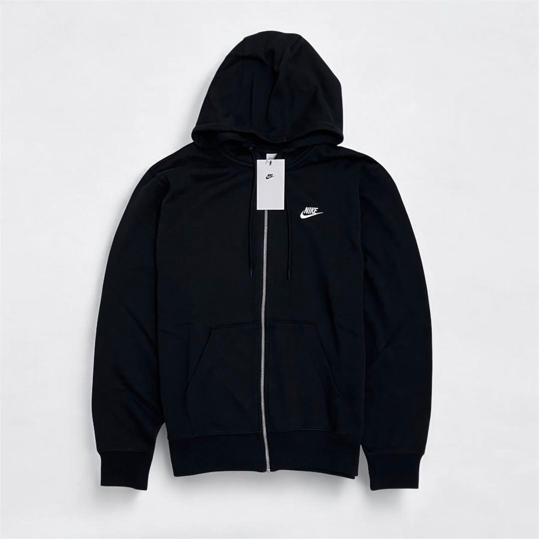 【新品】NIKE ナイキ 上下 ジップパーカー セットアップ / ブラック L