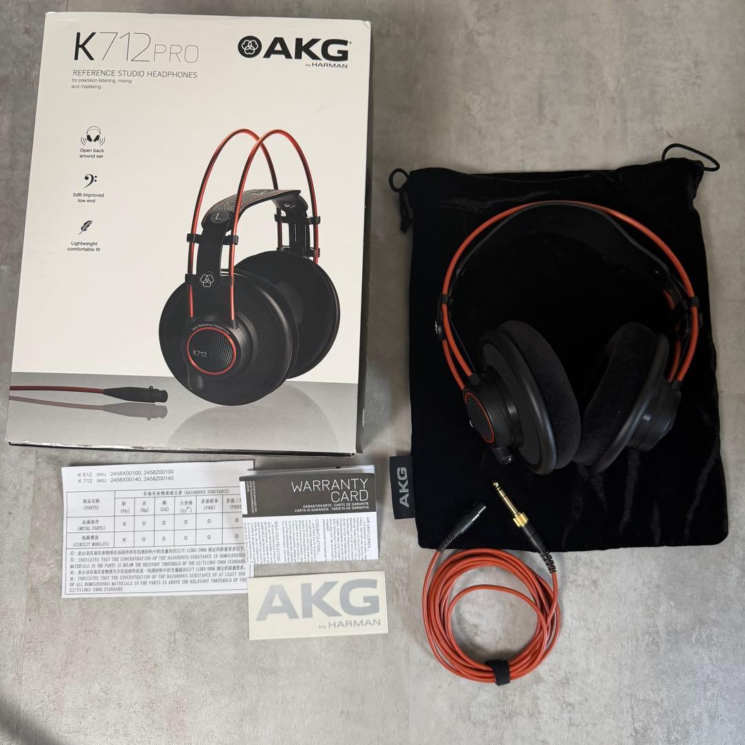 AKG K712 PRO ヘッドフォン