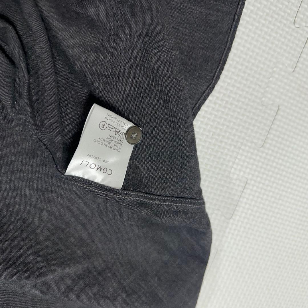 美品 comoli シャツ ベタシャン 1