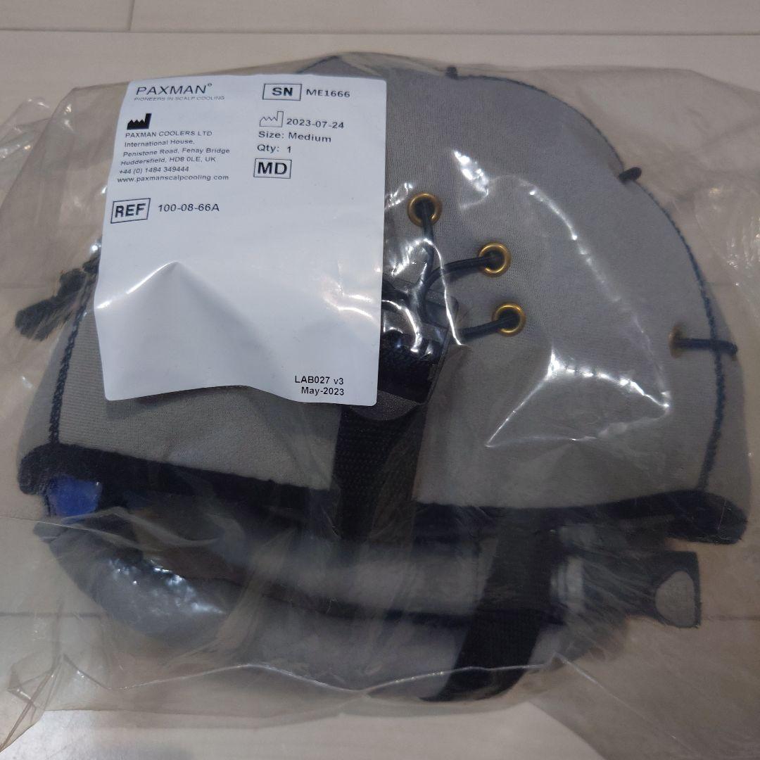 値下げ【PAXMAN 頭皮冷却】抗がん剤セット Mサイズ　8回使用