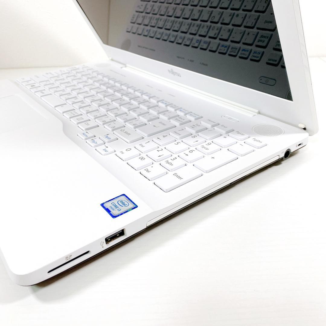 届いてすぐに使える✨事務作業✨快適SSD✨ブルーレイ✨富士通ノートパソコン✨04