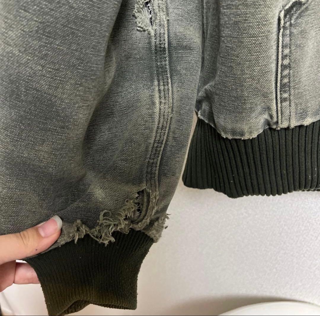 じ*ち様 Carhartt フード付きグレージャケット