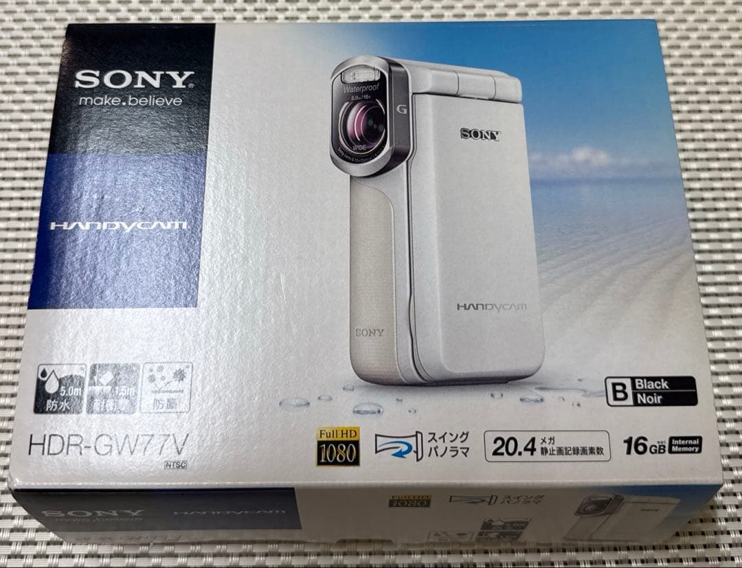 防水SONY　ハンディカム　HDR-GW77V 美品