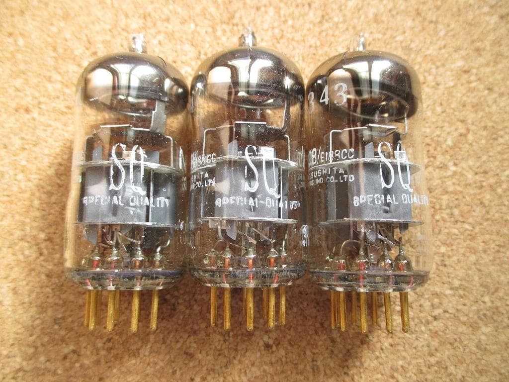 ナショナル Matsushita 7308 E188CC 真空管 3本セット