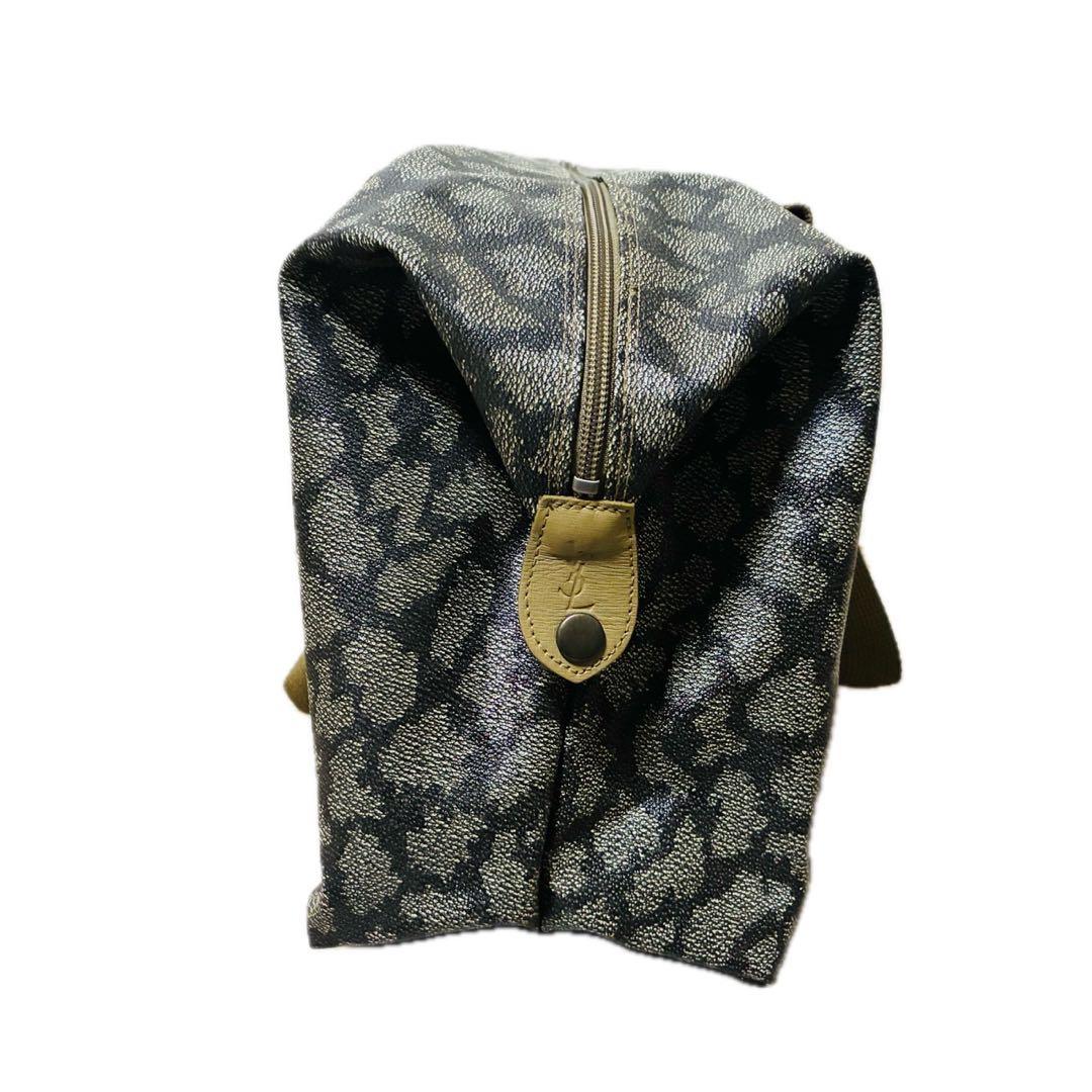 イヴサンローラン ボストンバッグ クラッチバッグ　旅行バッグ 大容量 ジラフ柄