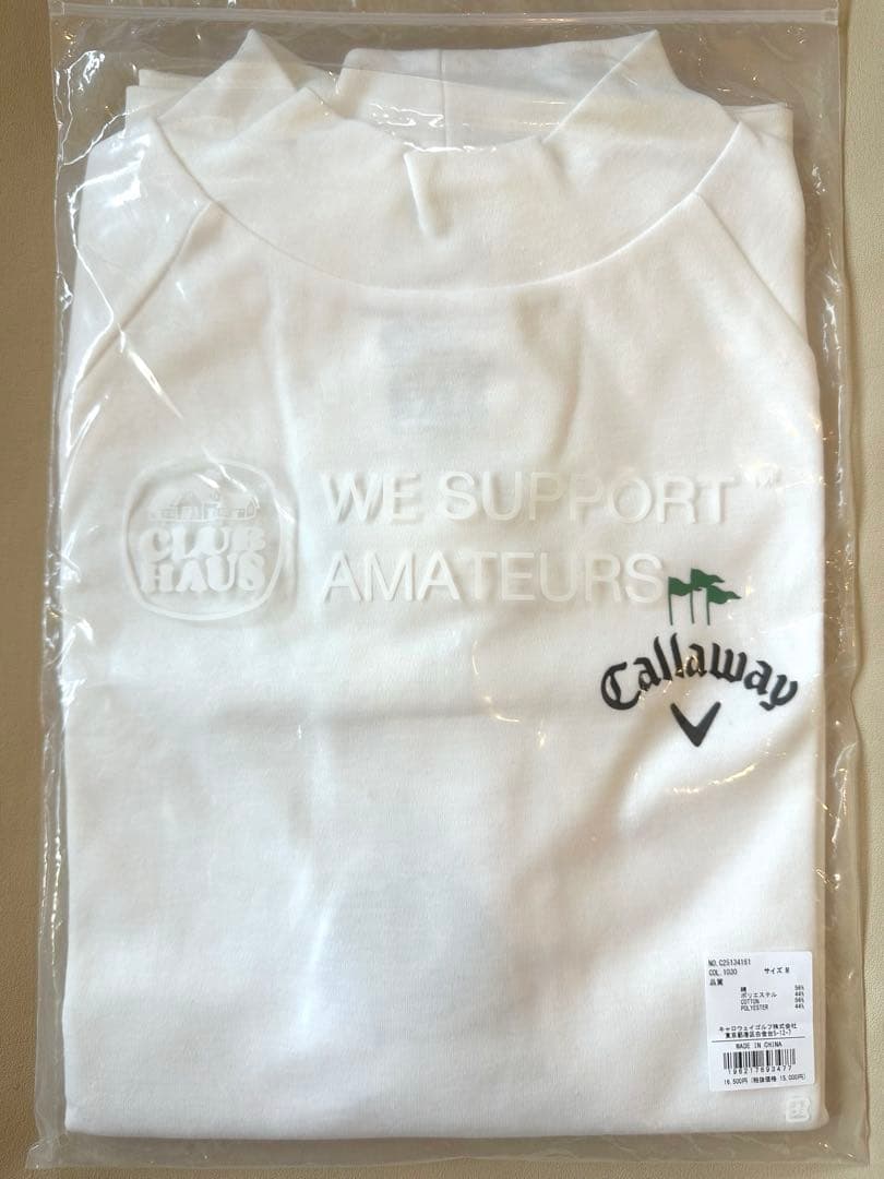 牛*牛様 【限定コラボ】キャロウェイ×クラブハウス モックネックシャツ2025