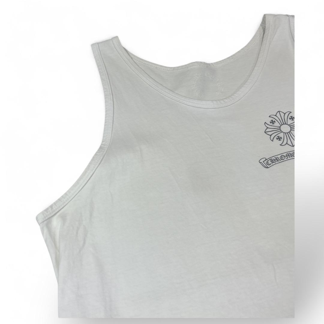 希少　美品　クロムハーツCHロゴ タンクトップ 白 M相当　ホワイト