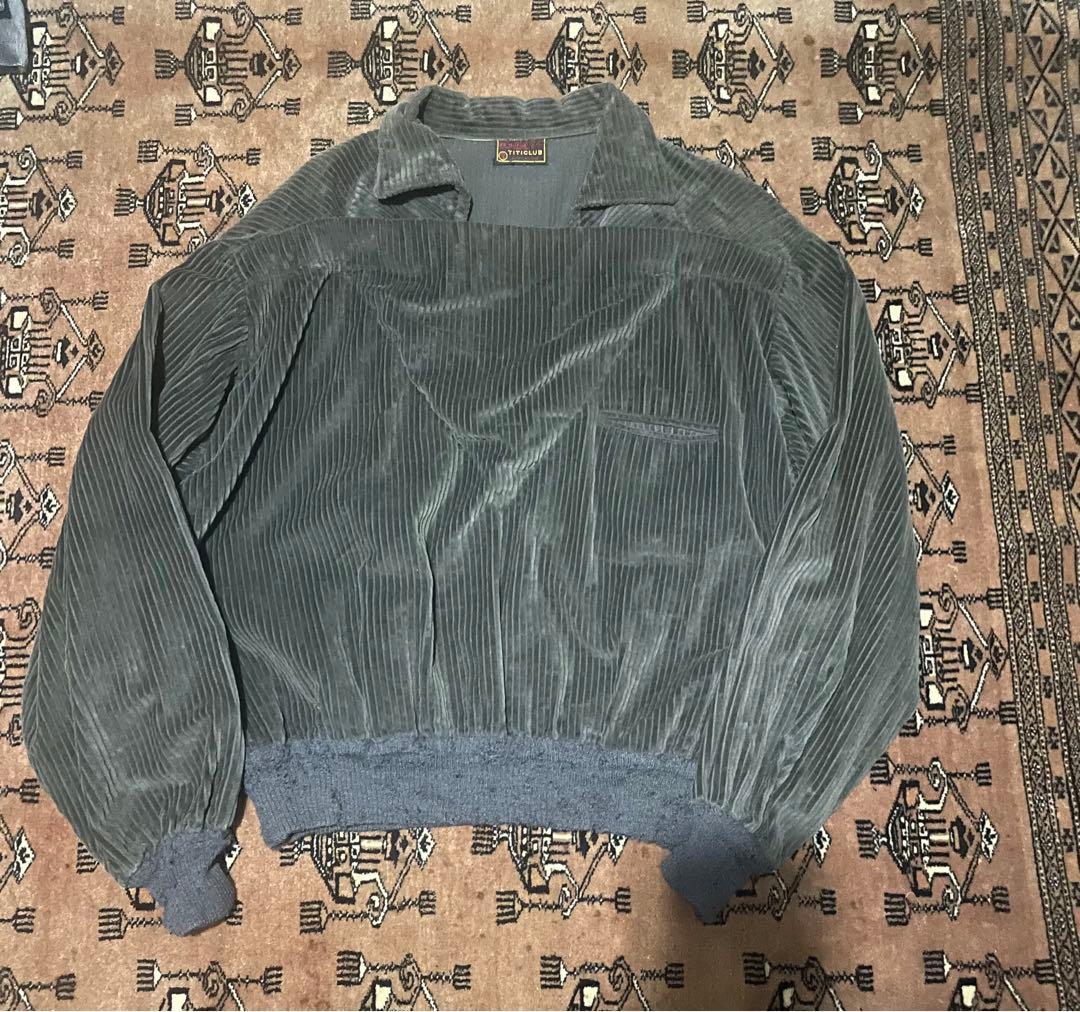 1960s フランス　ビンテージ　コーデュロイ　プルオーバージャケット　珍品