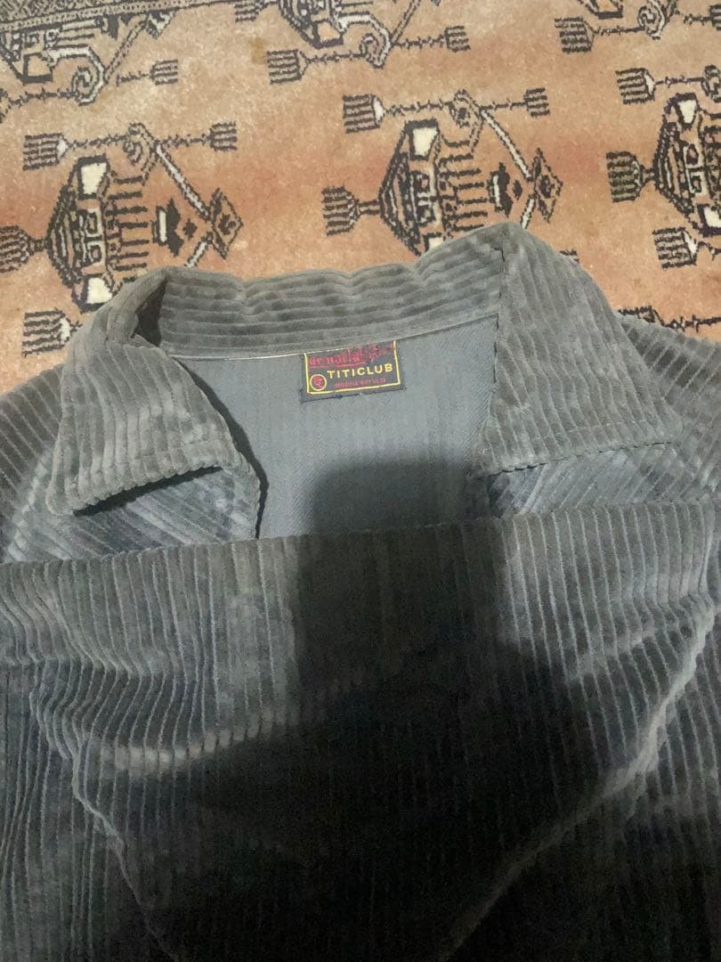 1960s フランス　ビンテージ　コーデュロイ　プルオーバージャケット　珍品