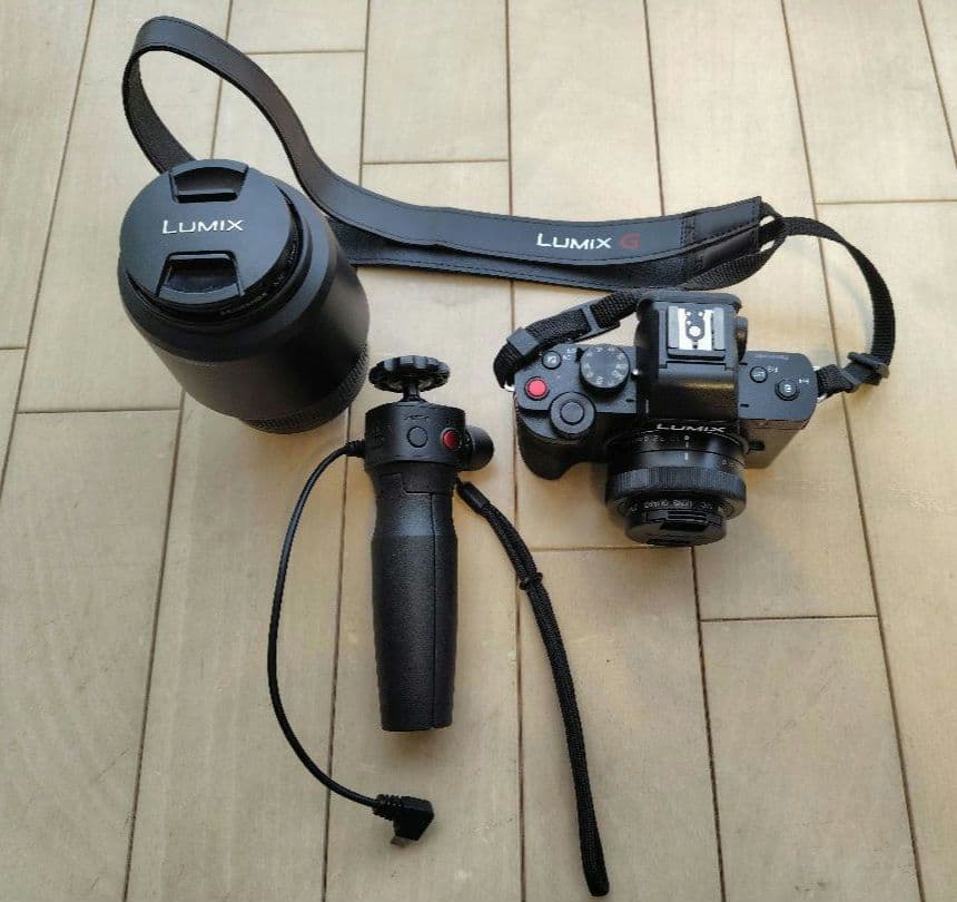 LUMIX DC-G100V ミラーレス一眼カメラ 本体と交換レンズ付き