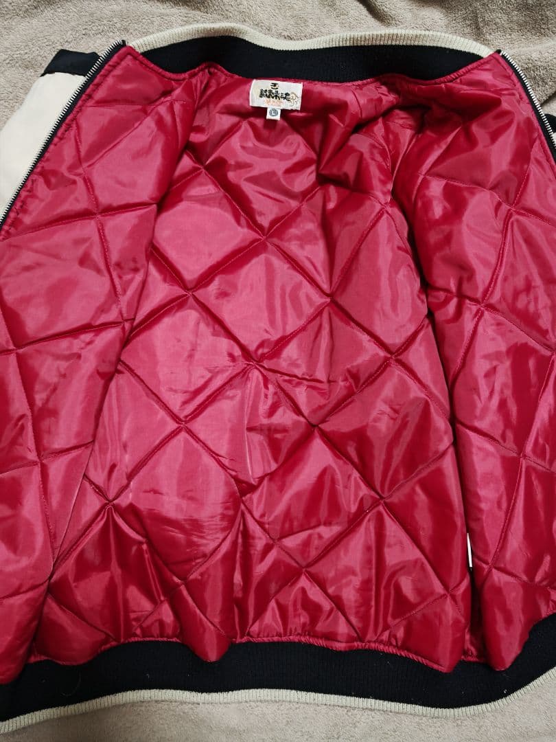 絡繰魂 美品 龍 日本限定 スカジャン vintage サテン unisex