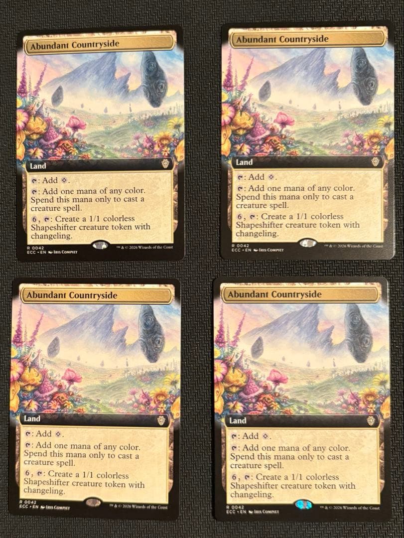 Abundant Countryside 拡張アート 4枚セット