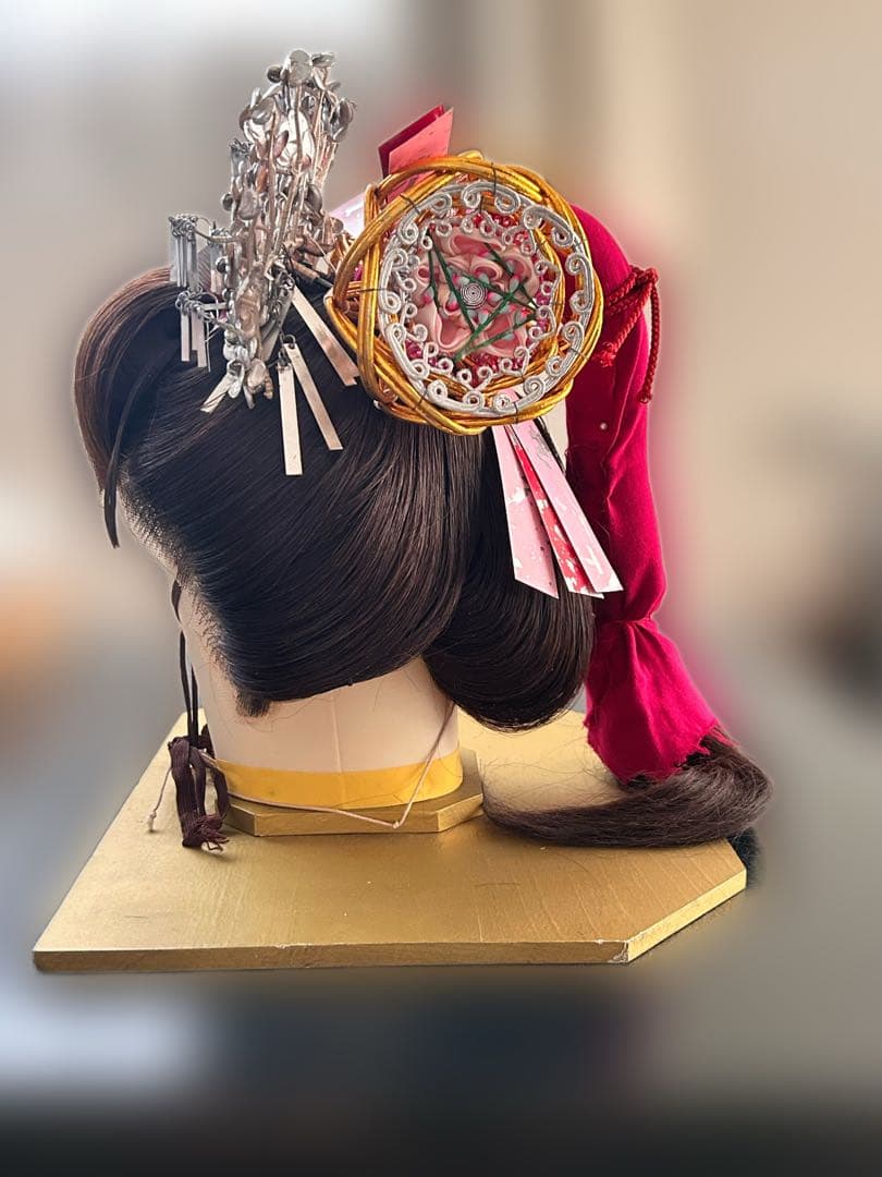 日本髪かつら 保管用ケース付き