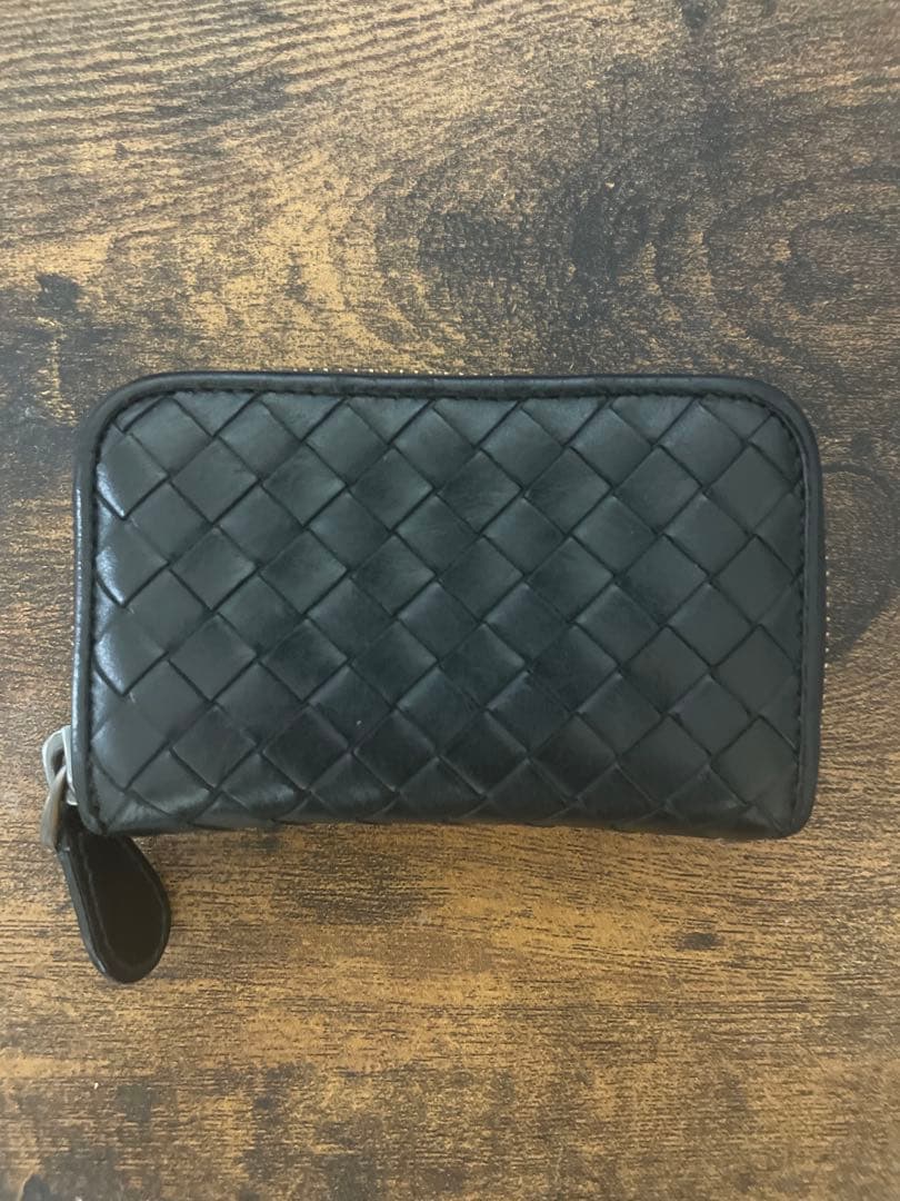 ボッテガヴェネタ ケース イントレチャート レザー ブラック