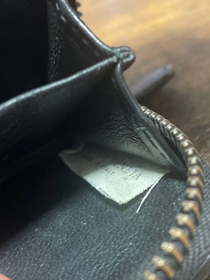 ボッテガヴェネタ ケース イントレチャート レザー ブラック