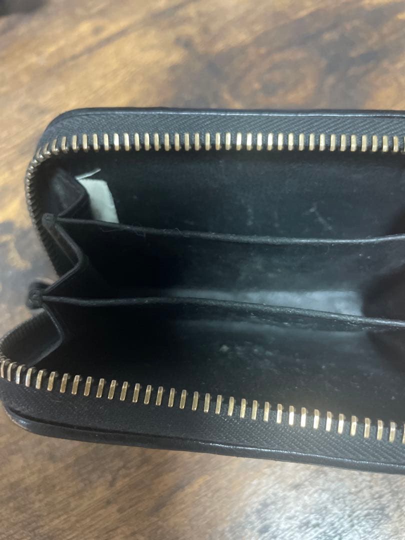 ボッテガヴェネタ ケース イントレチャート レザー ブラック