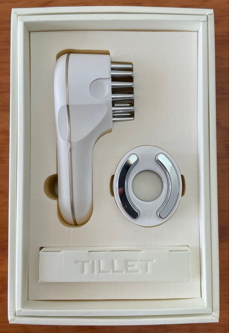 ティレット 美顔器　TILLET w-GEAR ホワイト　 中古品