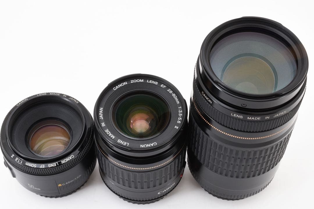 Canon EOS Kiss x10標準&望遠&単焦点トリプルレンズセット