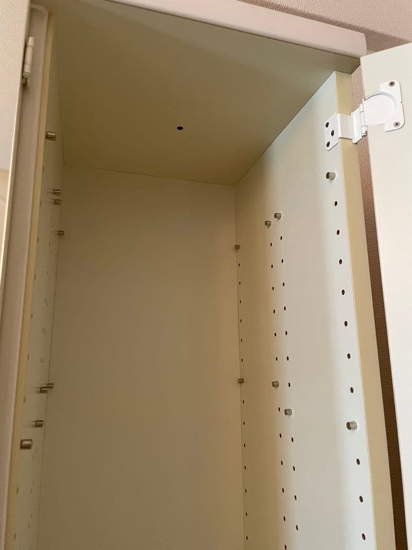 dinos ディノス　効率収納できる段違い棚シェルフ　ミラー扉　本棚