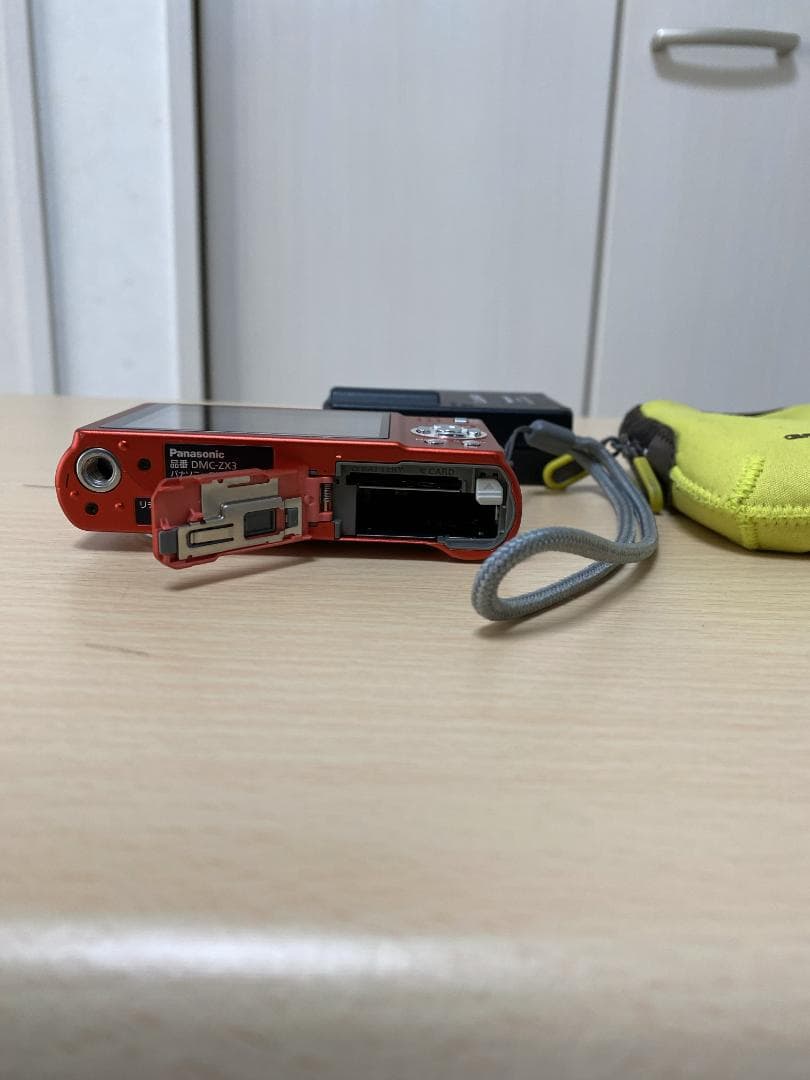 LUMIX DMC-ＺＸ3 レッド 防水カメラ