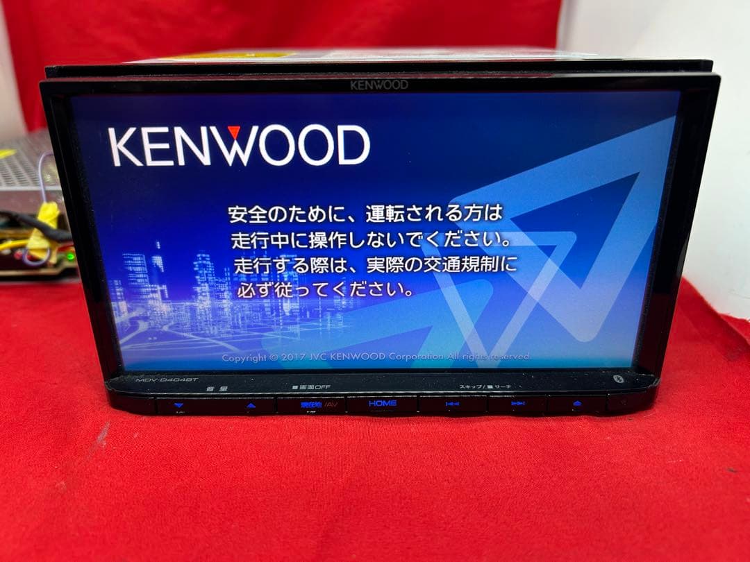⭐︎美品⭐︎KENWOOD 2024春地図MDV-D404BT 新品バックカメラ付き