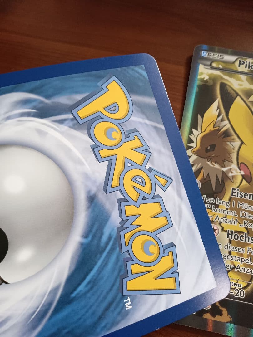 ジャンボカード　ピカチュウex2種　英語版　ドイツ語版　各1枚