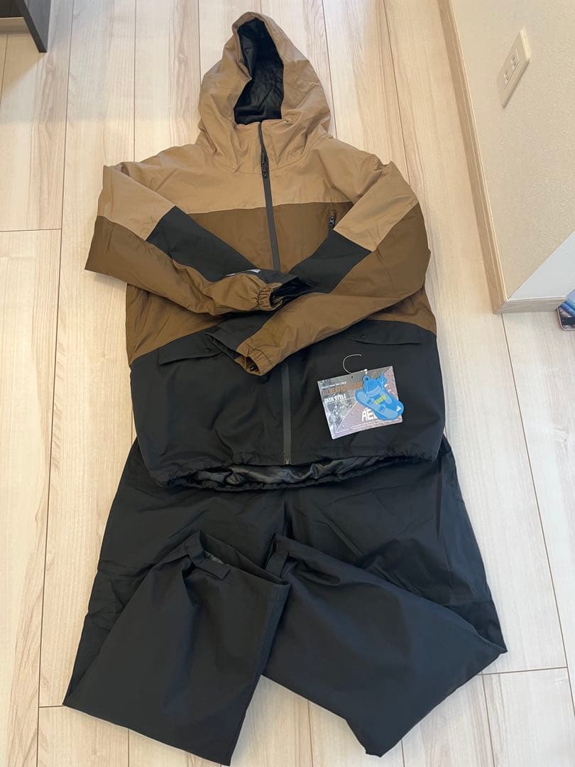 新品2025年モデル ワークマン イージス防水防寒スーツ LL スノーブラウン