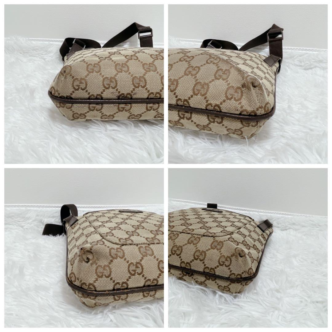 GUCCI グッチ GG柄 ショルダーバッグ サコッシュ