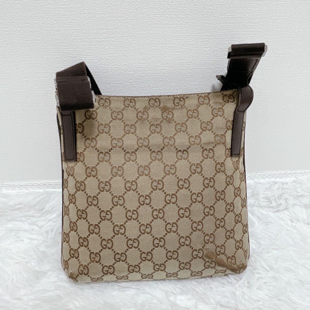 GUCCI グッチ GG柄 ショルダーバッグ サコッシュ