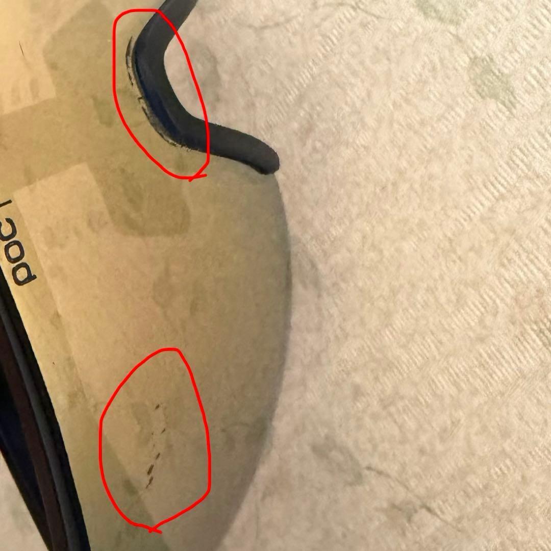 POC スポーツサングラス POC AIM ゴールドミラーレンズ　クリアレンズ