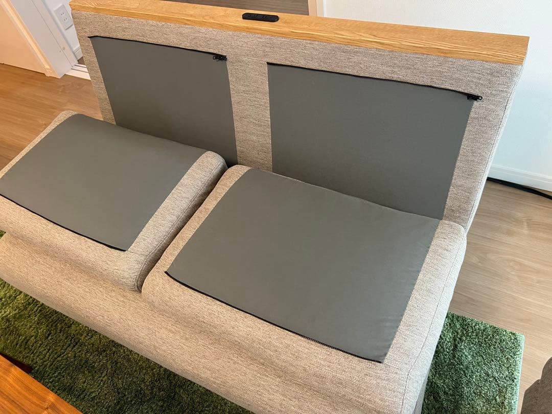 ニトリ　2Pソファ LD1 DR/BE