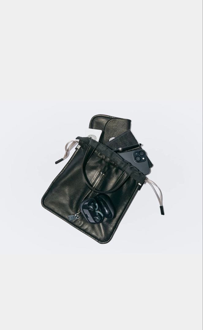 anitary レザー トートバッグ 黒